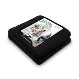 ZUPERIA Black Drop Cloth (8 x 10 Feet - Pack of 1) - Pure Canvas Drop Cloth for Painting, Curtains & Floor Protection Washable & Reusable Tight Woven Paint Cover for Multipurpose use