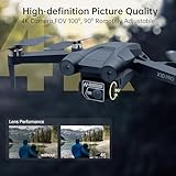 CHUBORY X10 PRO GPS Drone with Camera for Adults 4K UHD, 90 Min Long Flight Time,3280 FT Long Control Range, Auto Return, Follow Me, Brushless Motor, 5G FPV RC Quadcopter for Beginners(<0.55bl)