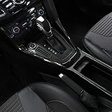 ruihe 3pc Carbon Fiber Color ABS Inner Gear Shift Panel Cover Trim Fit for Ford Focus 2015 2016 2017 2018 MK3 RS ST LHD