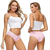 LYYTHAVON Women’s Underwear Soft Breathable Cotton Brief Ladies Panties 5-Pack (Multicolored I,5 Pack, Small)