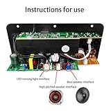 MP3 WMA Audio Bluetooth Decoding Board Audio Amplifier Module Support RCA/TF/U-Disk