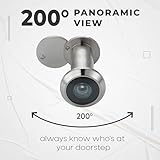 MomsUnited – Peep Holes for Door – Peephole with 200° Wide Viewing Angle – Peephole for Front Door – for Enhanced Door Security – Easy Installation – Includes Drill & Allen Wrench – Pack of 3