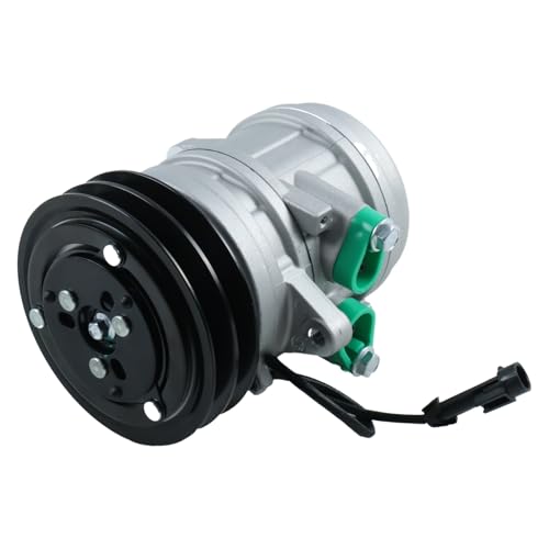 ‎zt truck parts 12V 2PK Air Conditioning AC Compressor 717638 720975 SP10 22E-979-1110 3541139M91 Compatible with Kioti Kubota Landini Massey Ferguson ZETOR Tractors Skid Steers