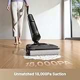 DREAME H12 Pro FlexReach Wet Dry Vacuum Cleaner, 0 Tangle Cordless Vacuum Mop All-in-One for Hard Floors, 180° Lie-Flat Floor Cleaner Machine with 194°F Hot Self-Cleaning, 50Mins Runtime