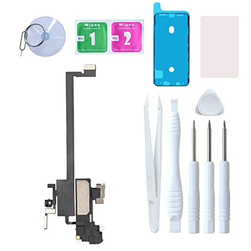LOZOP for iPhone Xs Max Earpiece Speaker & Earspeaker Ear Piece Proximity Light Sensor Flex Cable with Repair Tools Compatible with iPhone Xs Max 6.5 Inch
