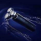 Xiaomi Electric Shaver S700, Ceramic Blades with Ultra-long Service Life, Full-coverage Aluminum Alloy Body, Direct-drive Brushless Motor for Quiet Operation, 3 Speeds, Black