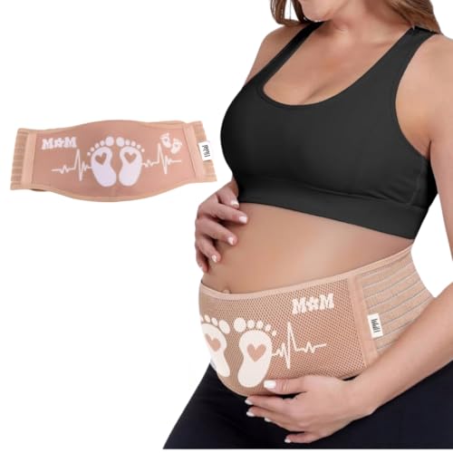 ELI&VAL Pregnant Belly Support Belt | Maternity Belly Band | Pregnancy Support Belt for Pelvic & Back Pain | Maternity Support Band | Fajas para Embarazadas | New mom essentials