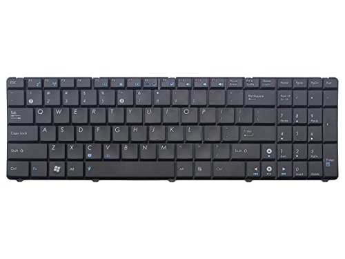 New US Black English Laptop Keyboard Replacement for ASUS 04GNV91KUS00-1 0KN0-EL1US01 V090562BS1