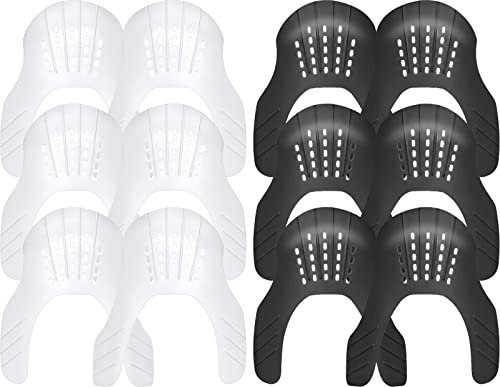 GORYGOLD 6 Pairs Crease Protector for Sneaker Shoes - Anti Crease Shoe Guard Toebox Descreaser for Men Women Youth Kids, Size 6-10