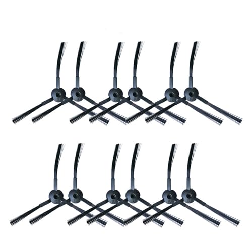 EtliN Side Brush Compatible with Ilife V7s Pro ILIFE V7 V7S ILIFE V7s Plus Robot Side Brush Spare Compatible with Robotic Vacuum Cleaner 12pcs