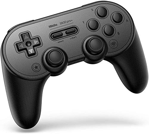 8Bitdo Sn30 Pro+ Bluetooth Controller Wireless Gamepad for Switch, PC, macOS, Android, Steam and Raspberry Pi (Black Edition)
