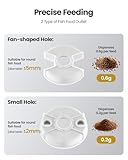 Wolmds Automatic Fish Feeder with 2.5K Camera, WiFi/App Control, Moisture-Proof Vacation Food Dispenser | 2.4G Precision Feed System, Visual Monitor for Aquariums, Terrariums, Turtle Pens, Betta Tanks