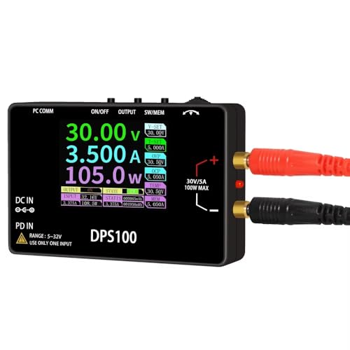 DPS100 Laboratory DC Power Supply 30V 5A 100W Adjustable Voltage Regulator Pocket Size Bench Switching Mini Portable DC LAB Supply Power Supplies