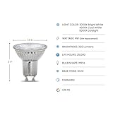 Feit Electric MR16 LED Reflector Light Bulb, 35W Equivalent, Dimmable, GU10 Base, 90+ CRI, 300 Lumen, Adjustable Color Temperature Track Lighting, 25,000-Hour Lifespan, BPMR16GU10353CCTCA/3, 3-Pack