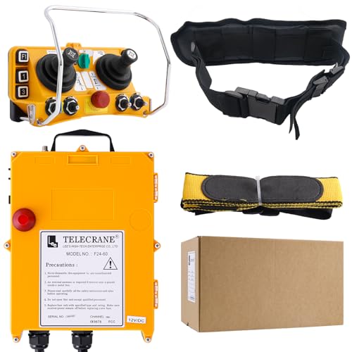 F24-60 Wireless Remote Control 24V 36V 48V for Tower Truck Crane 5-Speed Joystick Radio Industrial Proportional Controller