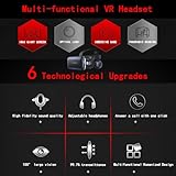 VR Headset for iPhone & Android Phone,3D VR Glasses for TV,Movies & Video Games,VR Headset with Remote Controller,Virtual Reality Headset for iPhone/Android Phone Compatible 4.7-6 inch