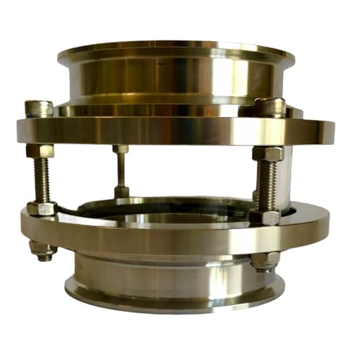 Tri-Clamp Borosilicate Short Sanitary Sight Glass Stainless Steel 304 by Quality Stainless Parts (2")