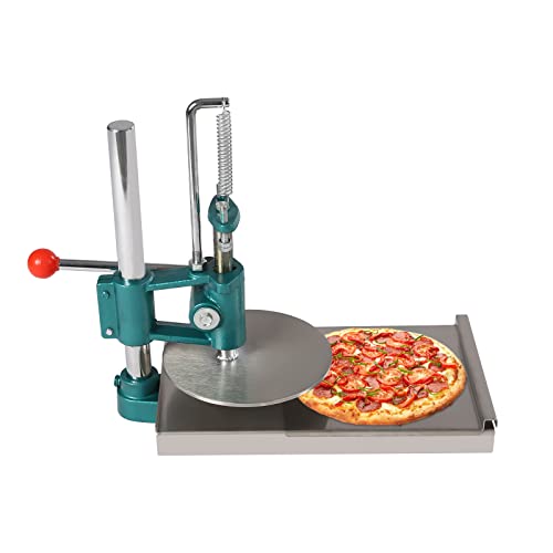 YIJIEHH Macchina Manuale Per Pressare La Pasta Per Pizza, 7.9in Pizza Dough Maker with Adjustable Height, Pizza Dough Pastry Stainless Steel Press Machine for Pancake, Pizza Dough Crusts