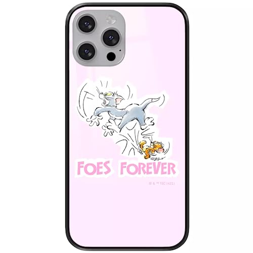 ERT GROUP Official Licensed Tom & Jerry 010 Tom & Jerry Mobile Phone Case for Apple iPhone 13 Original Tempered Glass Protective Cover