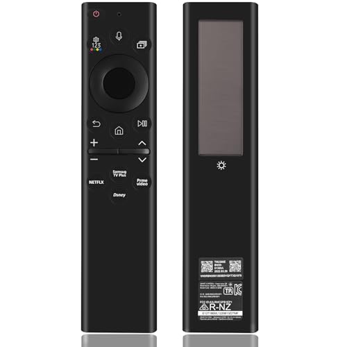 BN59-01385A TM2280E Fit for Samsung Remote Control for Smart TV 2021-2023 Crystal QLED Neo LED 4K TV Series, 85 inch |65 inch |55inch Series with Voice Rechargeable Solar Cell, 4 Shortcut Buttons