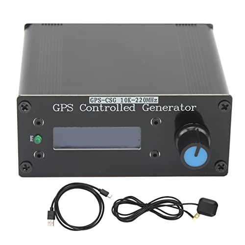 Frequency Generator Variable Frequency Oscillator VFO Generator High Precision 10KHz to 220MHz Adjustable Signal Source for Electronics Engineers Aluminum Alloy Compact and