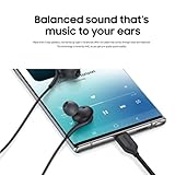 2025 New in-Ear Earbud Stereo Headphones for Samsung Galaxy S24 S23 S22 S21 S20, Note 10, 10+ - Designed by AKG - with Microphone and Volume Remote Type-C Connector-Black