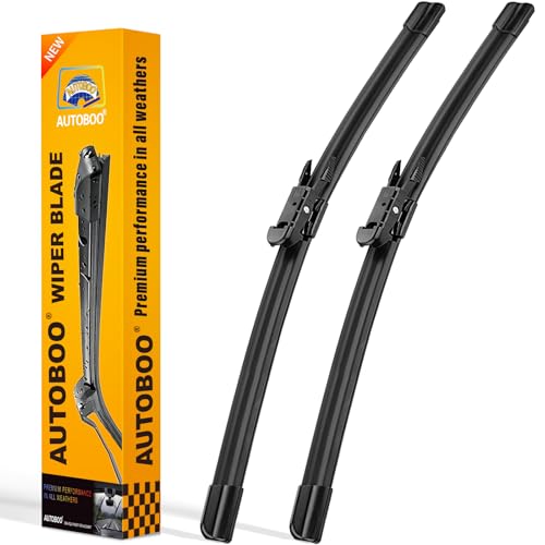 AUTOBOO 28"+28" Windshield Wipers Replacement for 2013-2019 Ford Escape 2015-2023 Edge 2012-2018 Focus 13-19 Fusion-Original Factory Quality (Pack of 2)