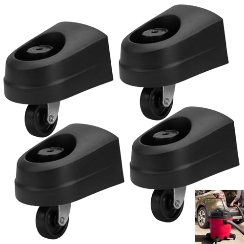4 Pack Caster and Foot for CMXEVCVVJC809 Shop Vac - 551058106 Compatible with Craftsman Shop vac Caster and Foot Parts, for Smooth Mobility