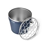 YETI Rambler Beverage Bucket, Double-Wall Vacuum Insulated Ice Bucket with Lid, Navy