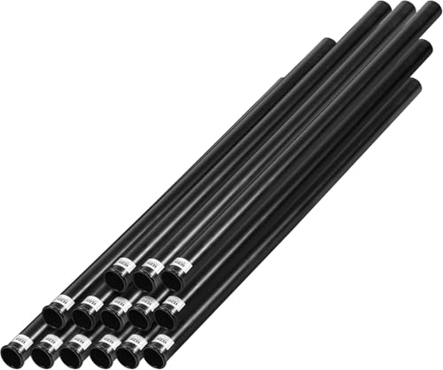 Izzo Golf Club Holder Tube, 1.25 Inch, 14 Pack,Black