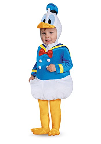 Disney Disguise Baby Boys' Donald Duck Prestige Infant Costume, Blue, 12-18 Months