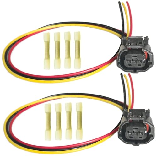 Micarun 2 Pcs CPS Camshaft Position Sensor Connector Wiring Harness Pigtail Plug Fit 2006-2020 Lexus 2005-2019 Toyota Camry 2008-2016 Scion Replaced OE# 6189-1129 90919-05060 46393JF, SU7792