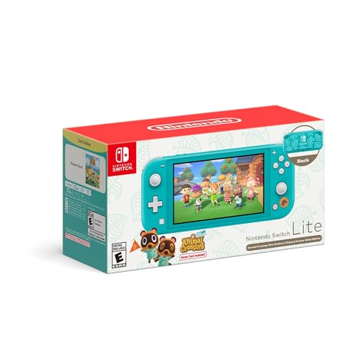 Nintendo Switch™ Lite (Timmy & Tommy’s Aloha Edition) Animal Crossing™: New Horizons Bundle (Full Game Download Included)
