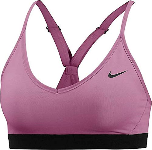 NIKE Indy Wire-Free Sports Bra, M, Black/White