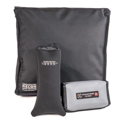 Mission Darkness Recon Faraday Drone Shield // Military-Grade RF Shielding for Drones UAVs Electronics Mobile Devices // Digital Forensics Signal Isolation Anti-tracking Travel Protection Bag