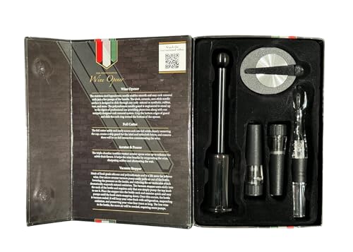 VSC VINEYARD SUPPLY COMPANY The Professional Wine Opener Gift Set - Black