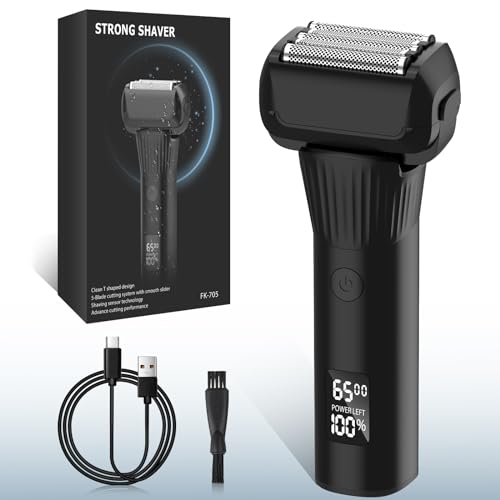Electric Razor for Men, 2-Speed 5-Blade Electric Shavers for Men Face Cordless Rechargeable, Mens Foil Shaver Shaving Machine Wet Dry Men's Travel Razors for Man Close Shaving Face as Gift, Black
