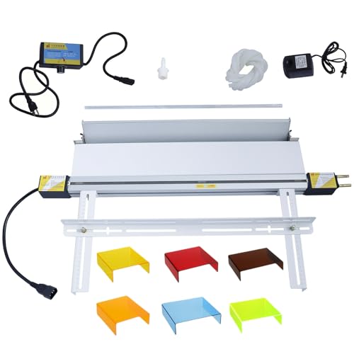 BOZHENYULEI 24"(600mm) Plastic Acrylic Bending Machine, 110v Acrylic Heat Bending Machine with Bracket Angle Adjustment PVC Bender, Acrylic Pvc Bending Machine Glassiness Bender 1mm-6mm Thickness