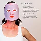 SolaWave Wrinkle Retreat Light Therapy Face Mask | FDA Cleared Red and Infrared Light Mask to Rejuvenate & Firm Skin | 10 Minute Anti-Aging Treatment