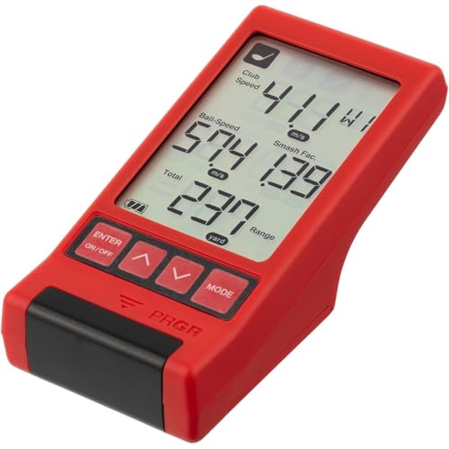 PRGR Pro Gear Speed Gun Speed Measuring Device RED EYES POCKET HS-130 Red Eyes Pocket Golf Baseball Soccer Compatible