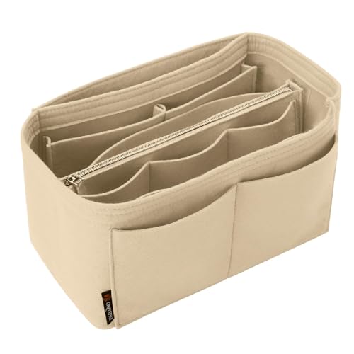 OMYSTYLE Purse Organizer Insert, Felt Tote Bag Organizer Insert with 5 Sizes, Handbag Dividers for Inside Purse, Compatible with Longchamp, Neverful, Speedy and More