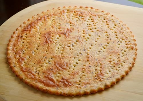 Fattyhead Protein Pizza Crust 6-Pk | 10" Baked Almond Flour Flatbread | Keto~Low Carb | Zero Cauliflower | Zero Grains | Zero Starch Filler | Zero Seed Oils | Five Main Ingredients + Herbs | Diabetic Friendly