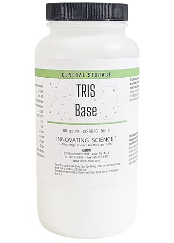 Innovating Science Ultrapure Tris Base, 500g | High-Purity Crystalline Powder for Laboratory & Biochemical Applications | ≥ 99.5% Purity | RNase & DNase Free | Research-Grade Quality
