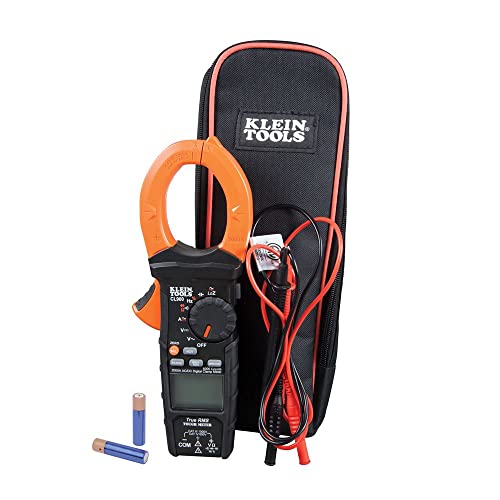 Klein Tools CL900 Digital Clamp Meter, Auto Ranging TRMS, AC/DC Voltage/Current, 2000A, LoZ , Continuity, Frequency, NCVT, Temp, More, 1000V