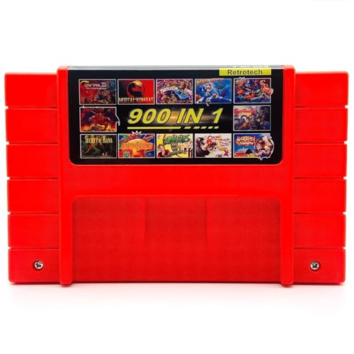 Retrotech Super 900 In 1 Cartridge For SNES Super Nintendo Game Console