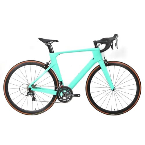 Hearts Bio Carbon Frame Road Bike Model H – Carbon Fiber Racing Bicycle with Tiagra 20 Speed Derailleur System (54 : Rider Height 5'10~)
