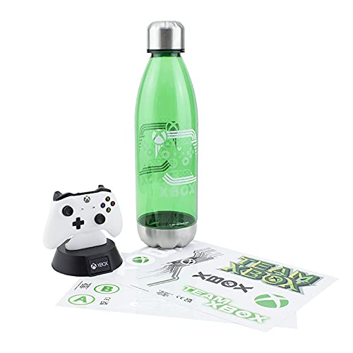 Paladone Xbox Icons Light, Stickers, and Bottle Gift Set - Official Merchandise, PP9401XB