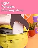 Canon Ivy 2 Mini Photo Printer (Pure White) - Bluetooth, Print from iOS & Android Devices, Bundle Incl. 110 Zink Sticky-Back Prints, LED Light Bar, Protective Case, and USB Cable