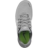 NIKE Men's Low-Top Sneakers, Wolf Grey/White/Volt, 10.5