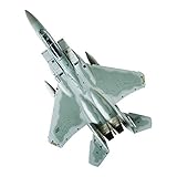 HANGHANG 1/100 Scale F-15 Eagle Fighter Attack Plane Metal Fighter Military Model Fairchild Republic Diecast Plane Model for Commemorate Collection or Gift